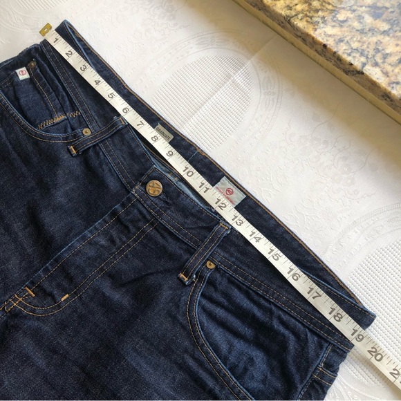 AG Adriano Goldschmied GRADUATE Tailored-Leg Dark Blue Jeans Men’s Size 36R - Picture 10 of 16
